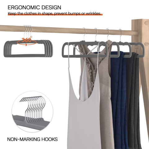 MLKJHHI durable ABS-core hanger supports jeans and towels reliably.
