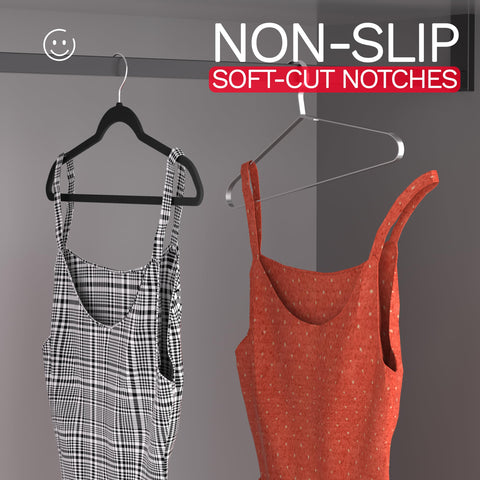 MLKJHHI shoulder notches fit dresses and tops securely.
