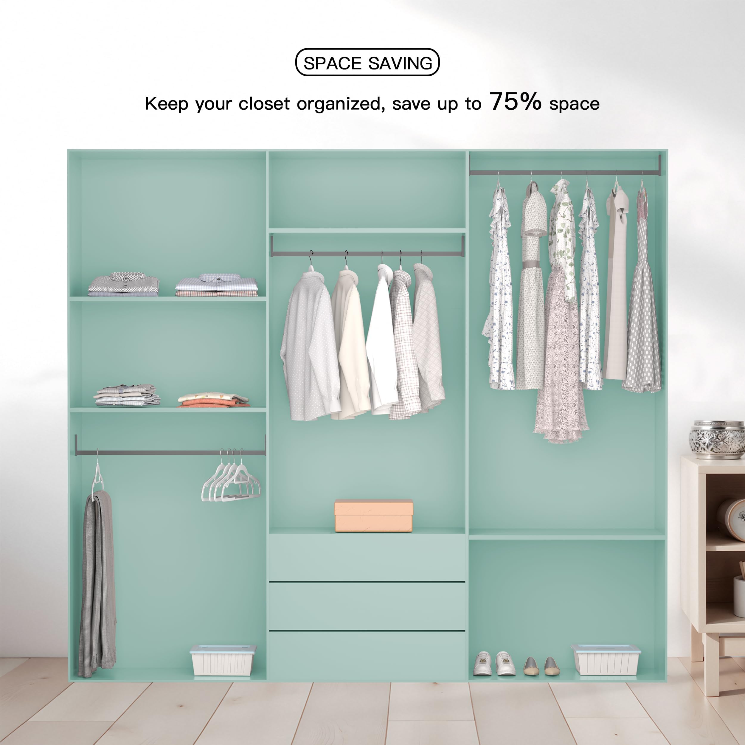 MLKJHHI snag-free edges protect fabrics during handling.