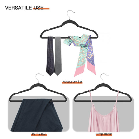 MLKJHHI slim design saves closet space without bulk.
