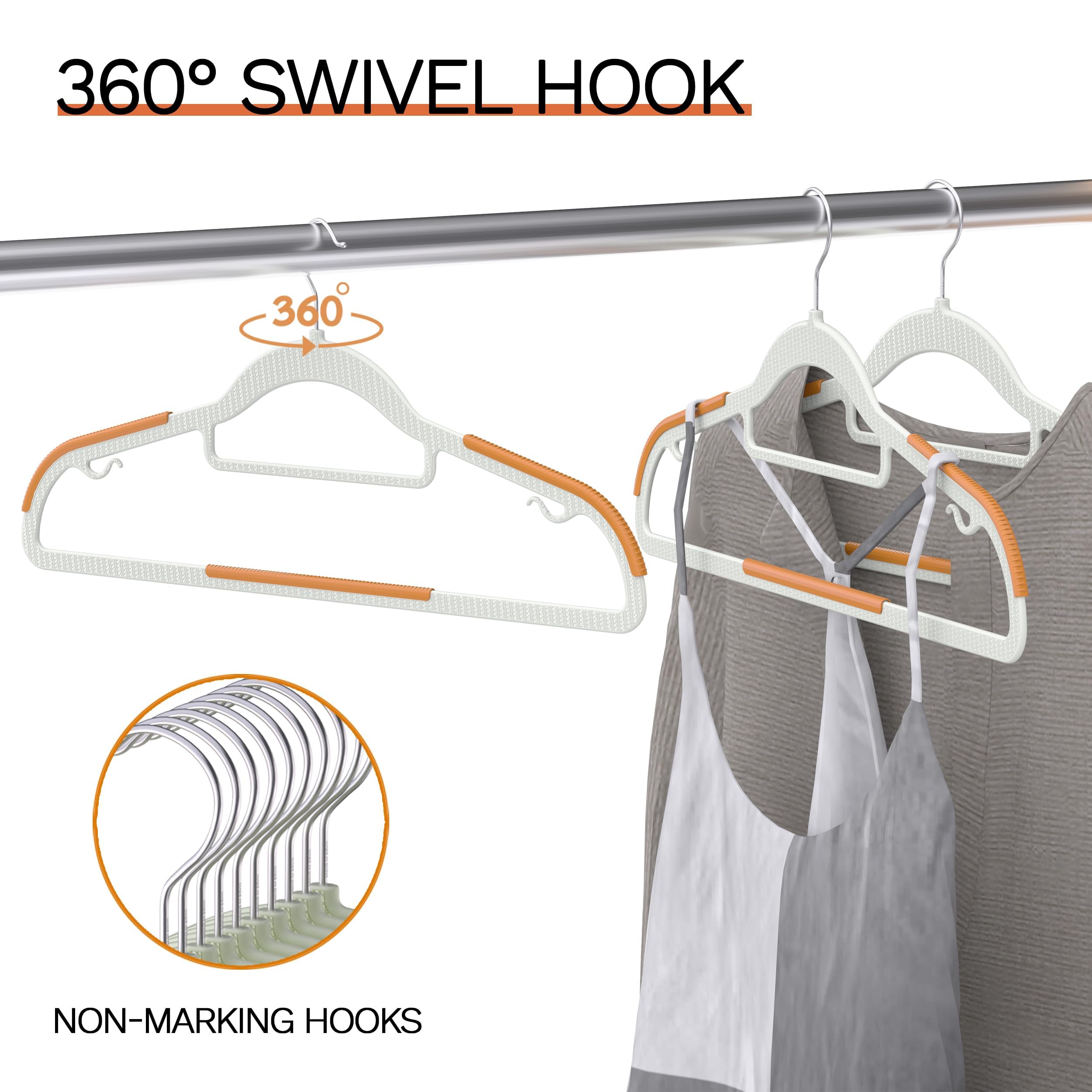 MLKJHHI ultra-slim 0.2 inch thickness saves closet space.