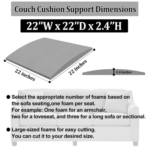 MLMTFI sagging-seat repair with ergonomic arch for even seating.