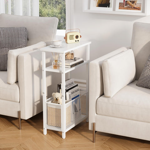 MMEOLUOOK assembly-ready side table with clear instructions for quick setup.