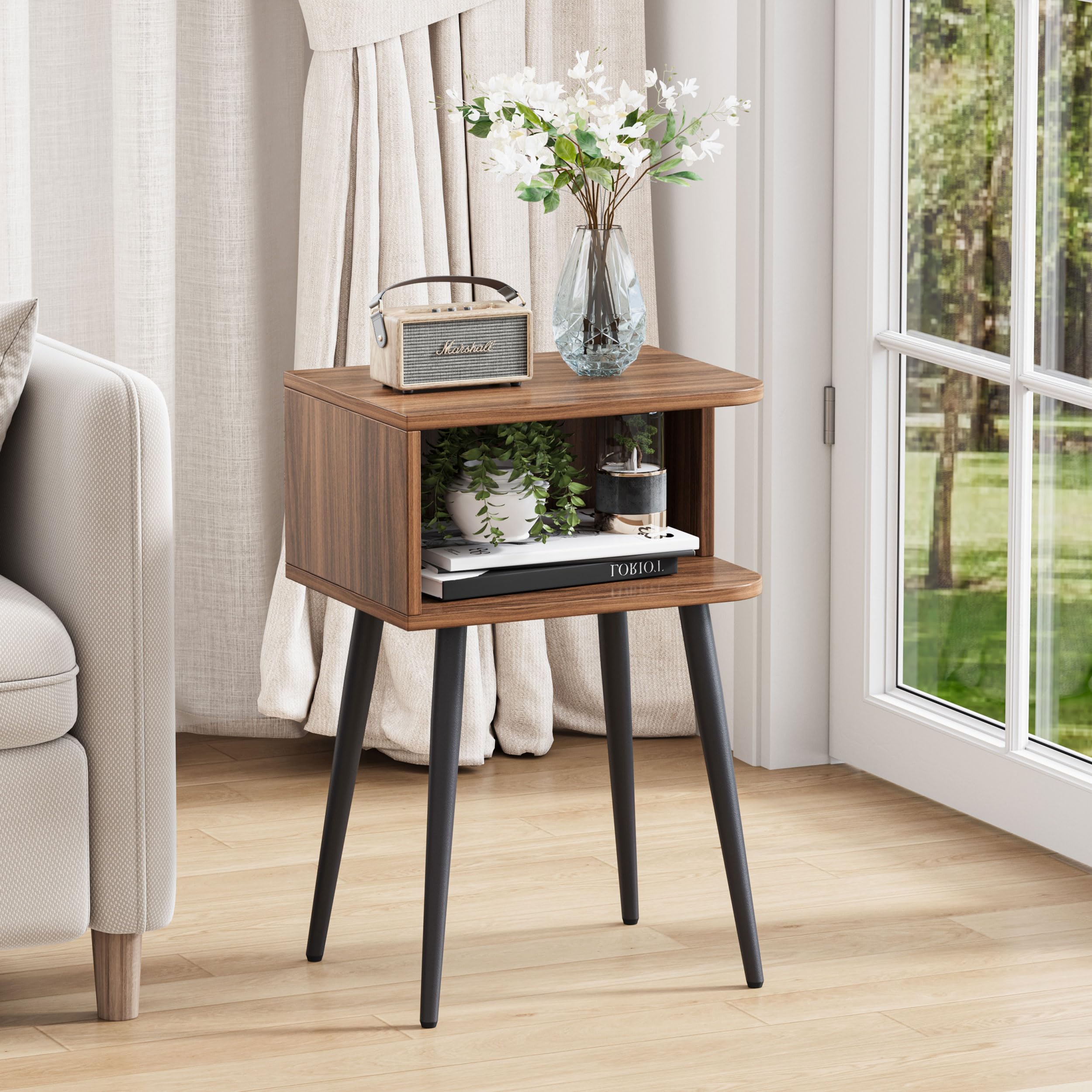 MMEOLUOOK two-piece nightstand set ideal for bedrooms and living areas