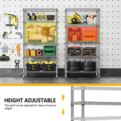 MMZG 1250lbs weight capacity ensures sturdy storage of heavy items.