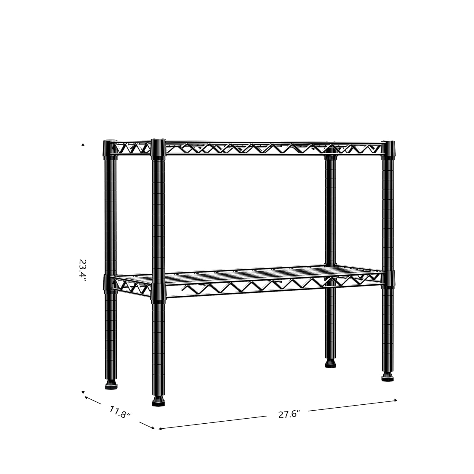 M MZG black finish storage rack versatile home solution