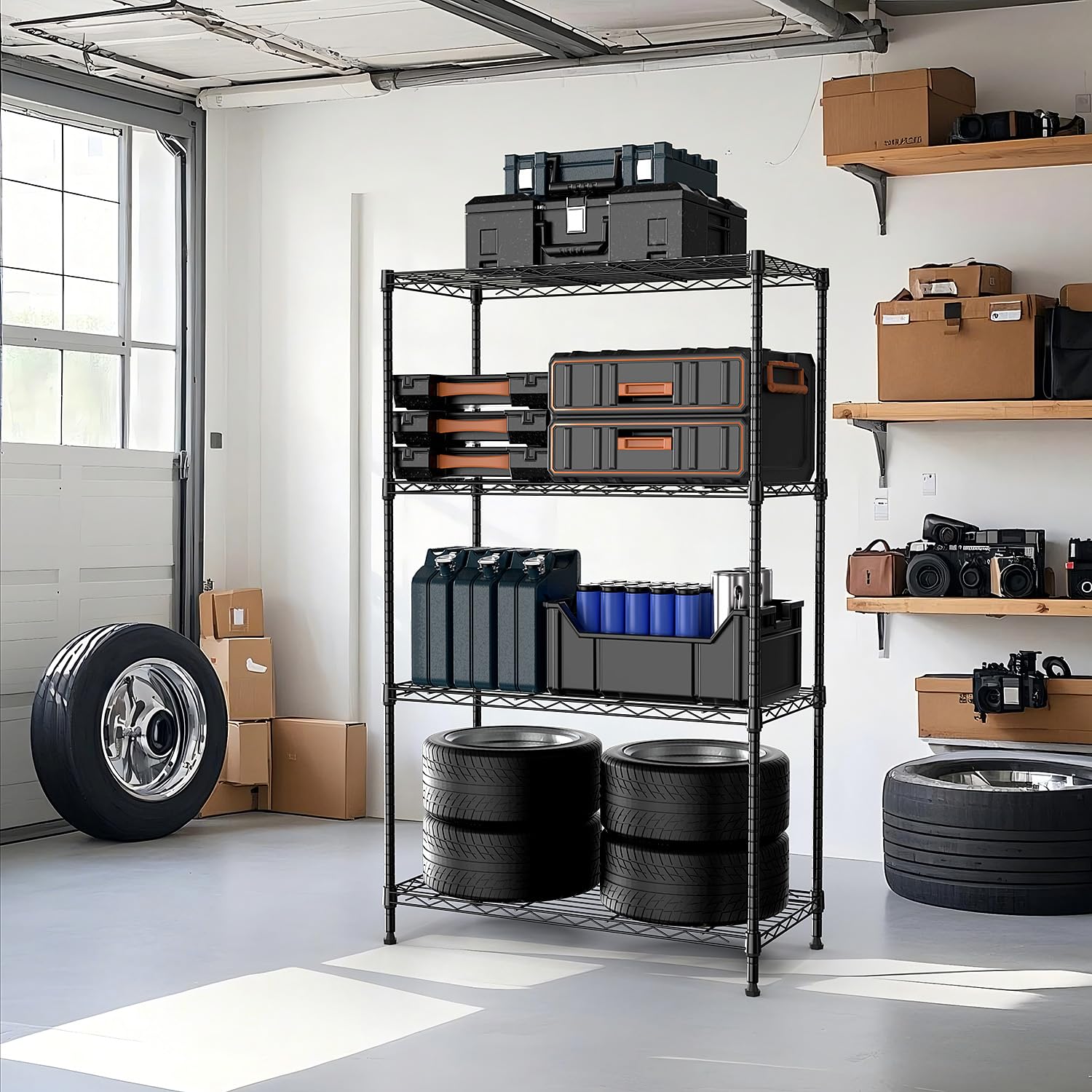 M MZG compact closet assembly showcases space-saving design.