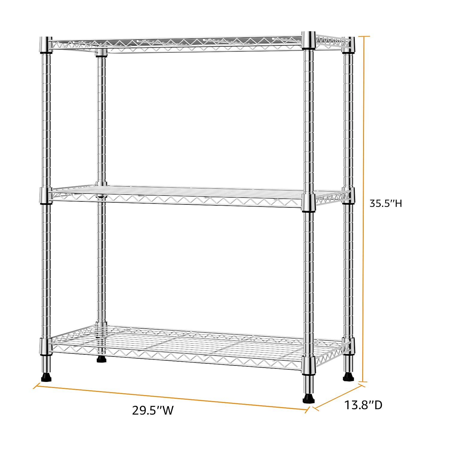 mmzg versatile storage rack adapts to laundry, pantry, kitchen, bathroom, and garage.