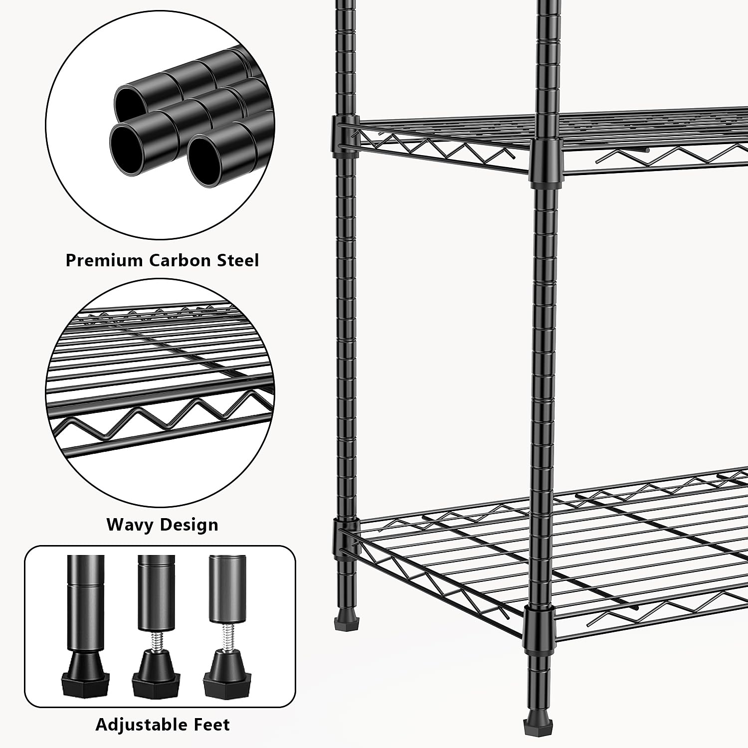 M MZG wheeled storage unit with casters supports smooth repositioning.
