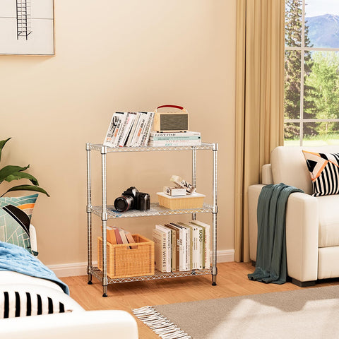 mmzg wire shelving unit assembly demonstrates quick, tool-free setup for pantry.