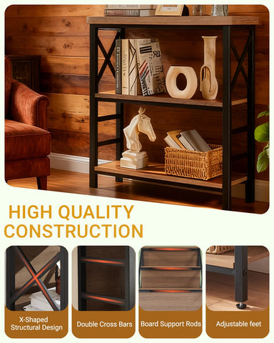 MNEETRUNG backboard and shelves image shows durable MDF and metal