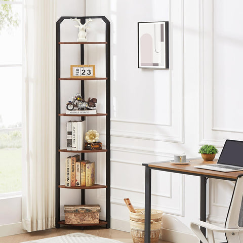 MNEETRUNG six-tier industrial frame ready for organized storage