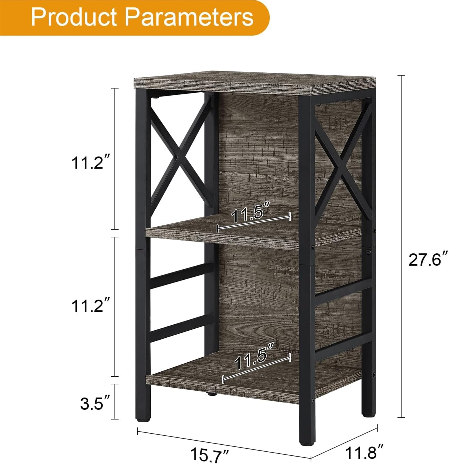 MNEETRUNG small bookcase in living room corner fits modern decor
