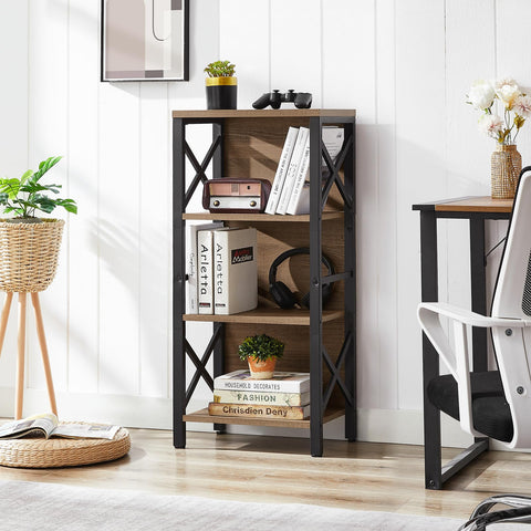 MNEETRUNG backboard bookshelf highlights decor and prevents tipping