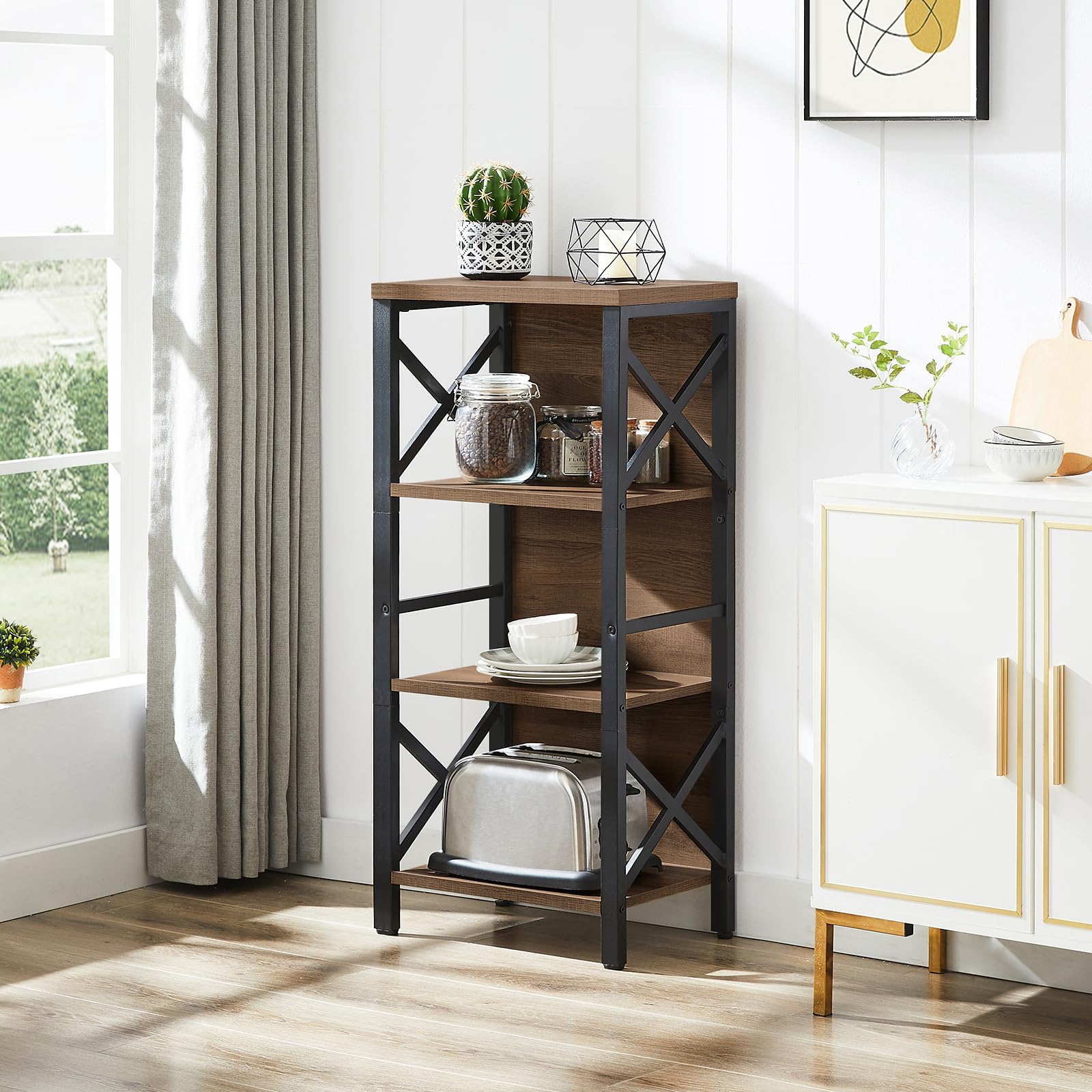 MNEETRUNG narrow design fits tight corners in living rooms and offices
