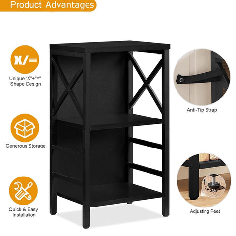 MNEETRUNG 3-tier design maximizes space-saving organization in small apartments