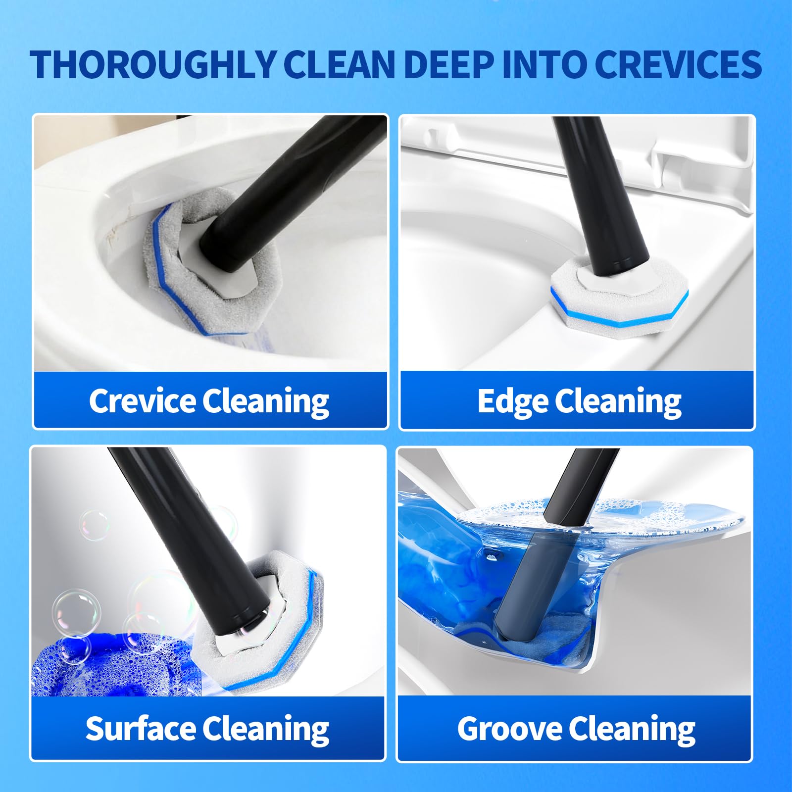 MNWHUC cleaning system starter kit for simple, organized bathroom upkeep.