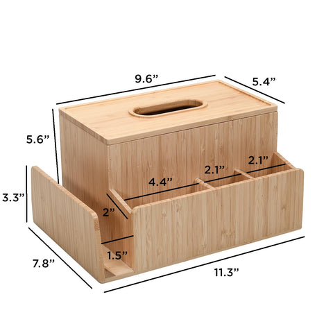 MobileVision desk organizer keeps phone, remote, and notepad within reach.