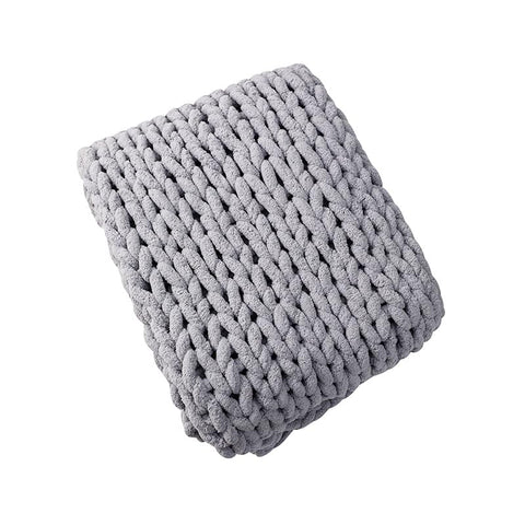 MocaDng machine-washable blanket gray, easy care and long lasting