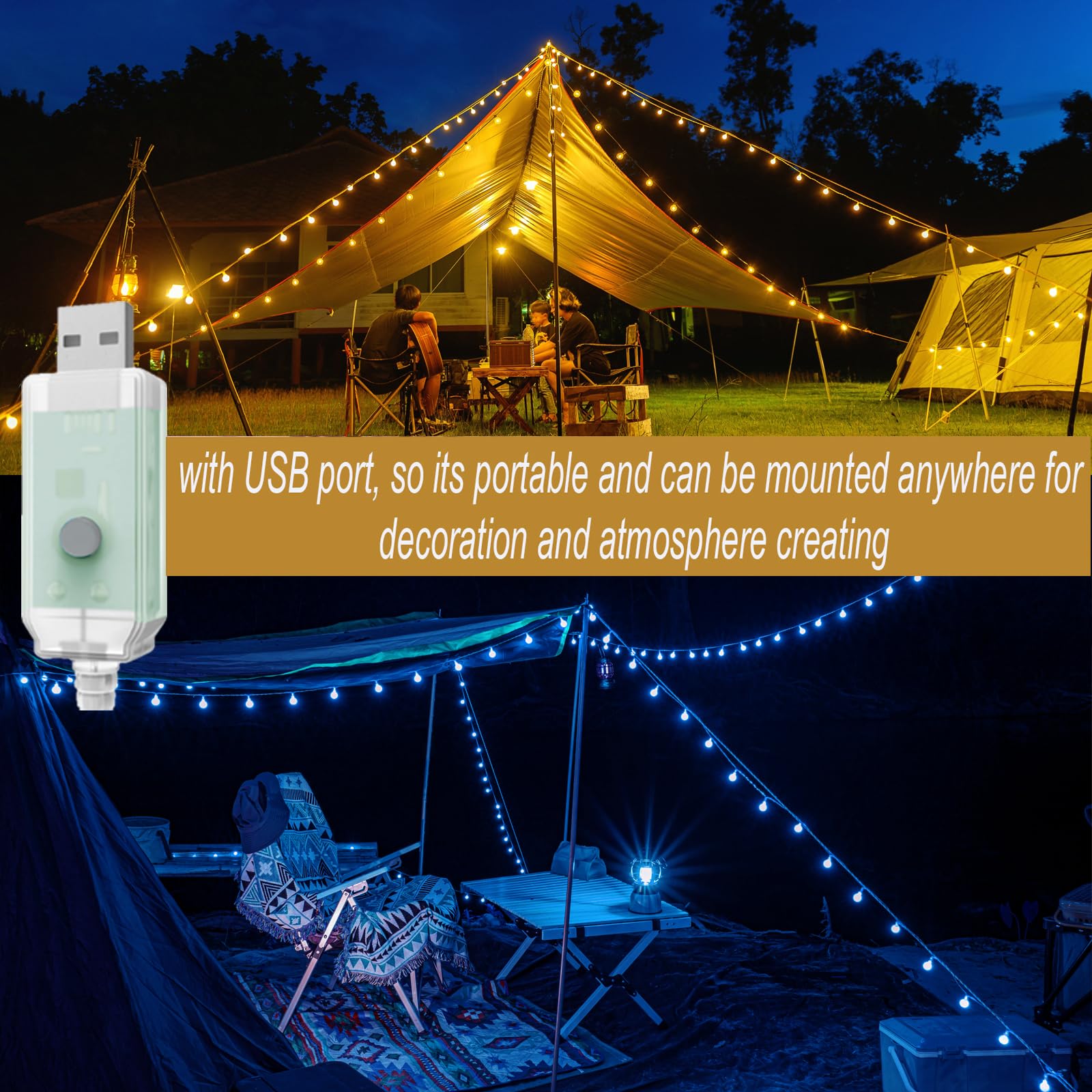 Mocalido USB-powered string lights for portable decorating anywhere