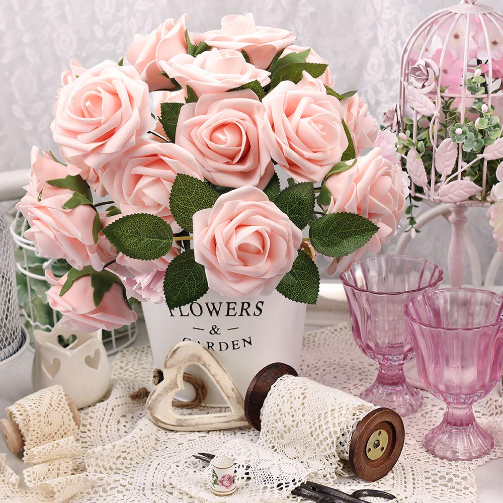 Mocoosy bulk roses 50pcs pictured for bulk wedding decor options.