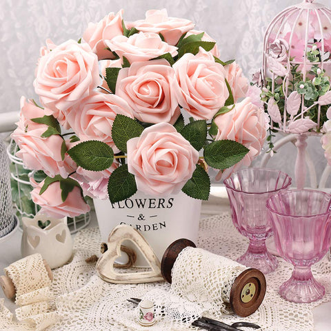 Mocoosy bulk roses 50pcs pictured for bulk wedding decor options.