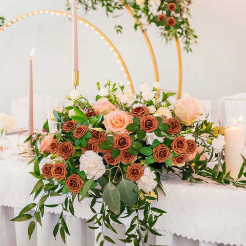 Mocoosy burnt orange rose foam texture adds realistic craft results