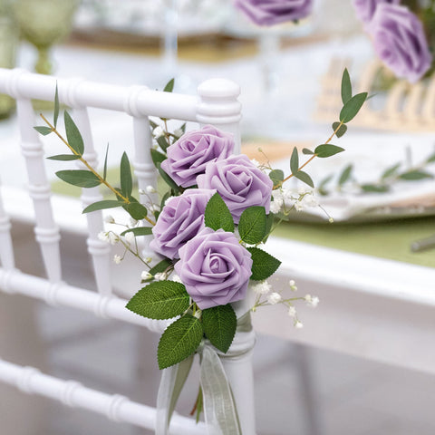Mocoosy lavender rose boutonniere and cake flower options