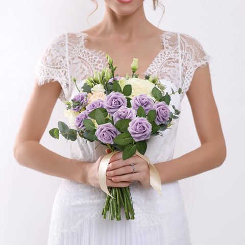 Mocoosy lavender rose bridal shower decor for romantic settings