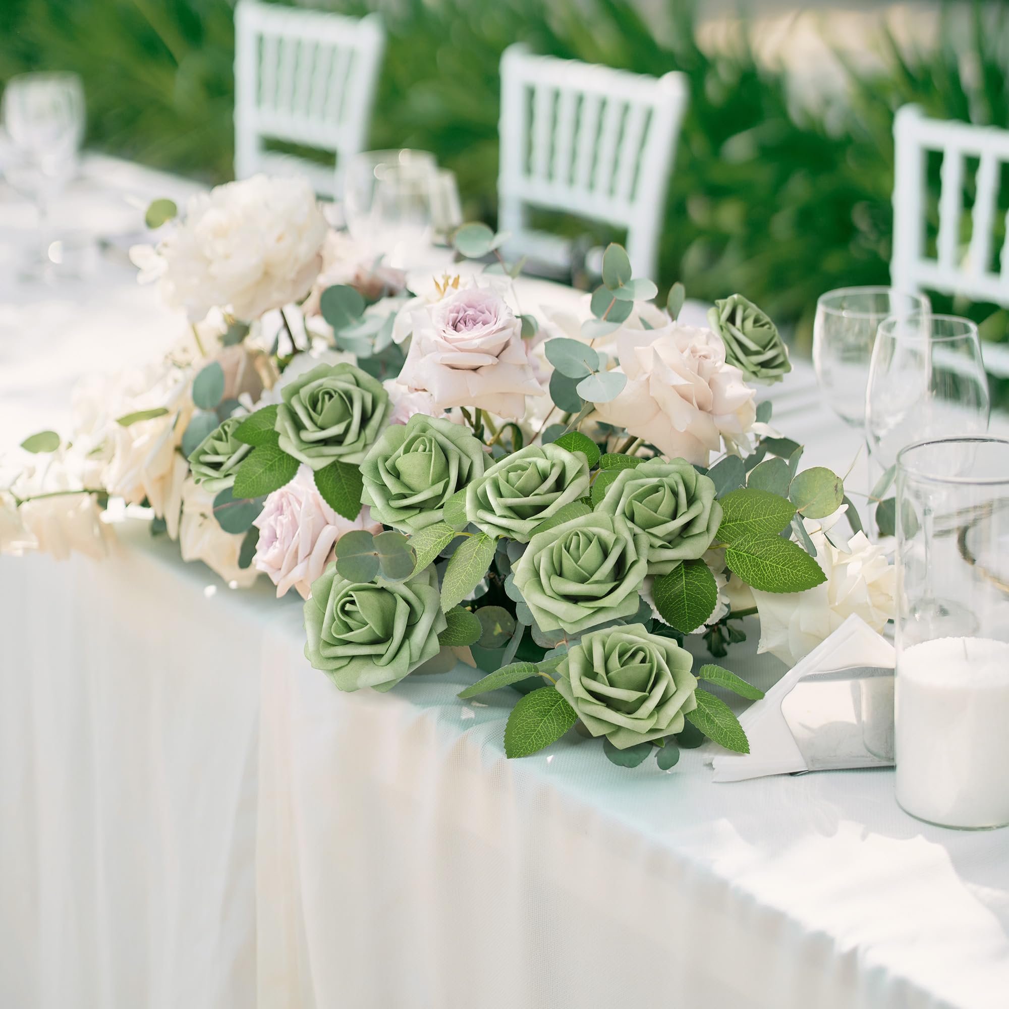 Mocoosy detached leaves for customizable bouquet layouts.