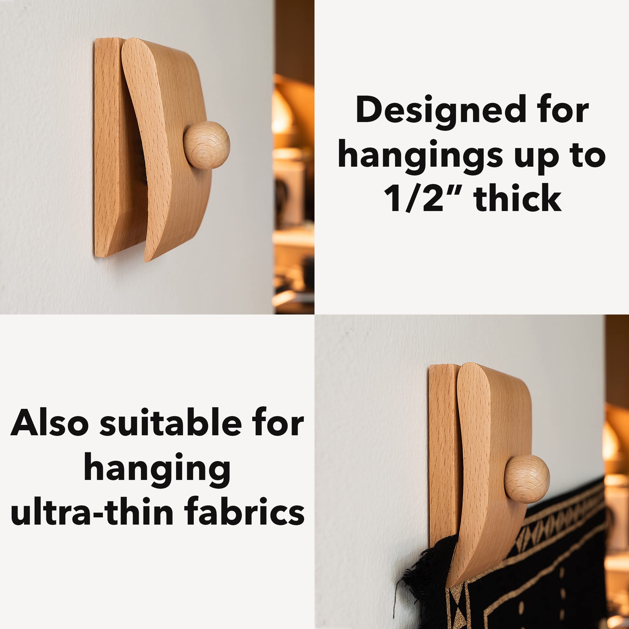 MOCTUS four-clip hardware kit included for quick, stable installation