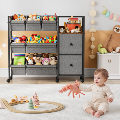 Modanais black finish matches modern playroom decor.