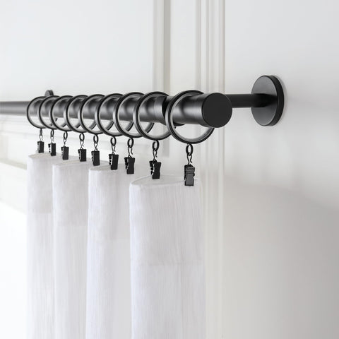 Mode Cambria designer rings, 2 inch diameter, ideal for two-panel setups.