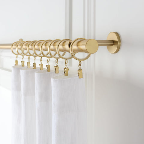 MODE Cambria easy glide nylon inserts ensure quiet curtain movement.