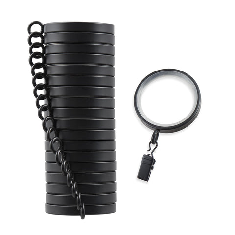 Mode Cambria Designer Series easy glide rings 18-count for smooth curtain movement.