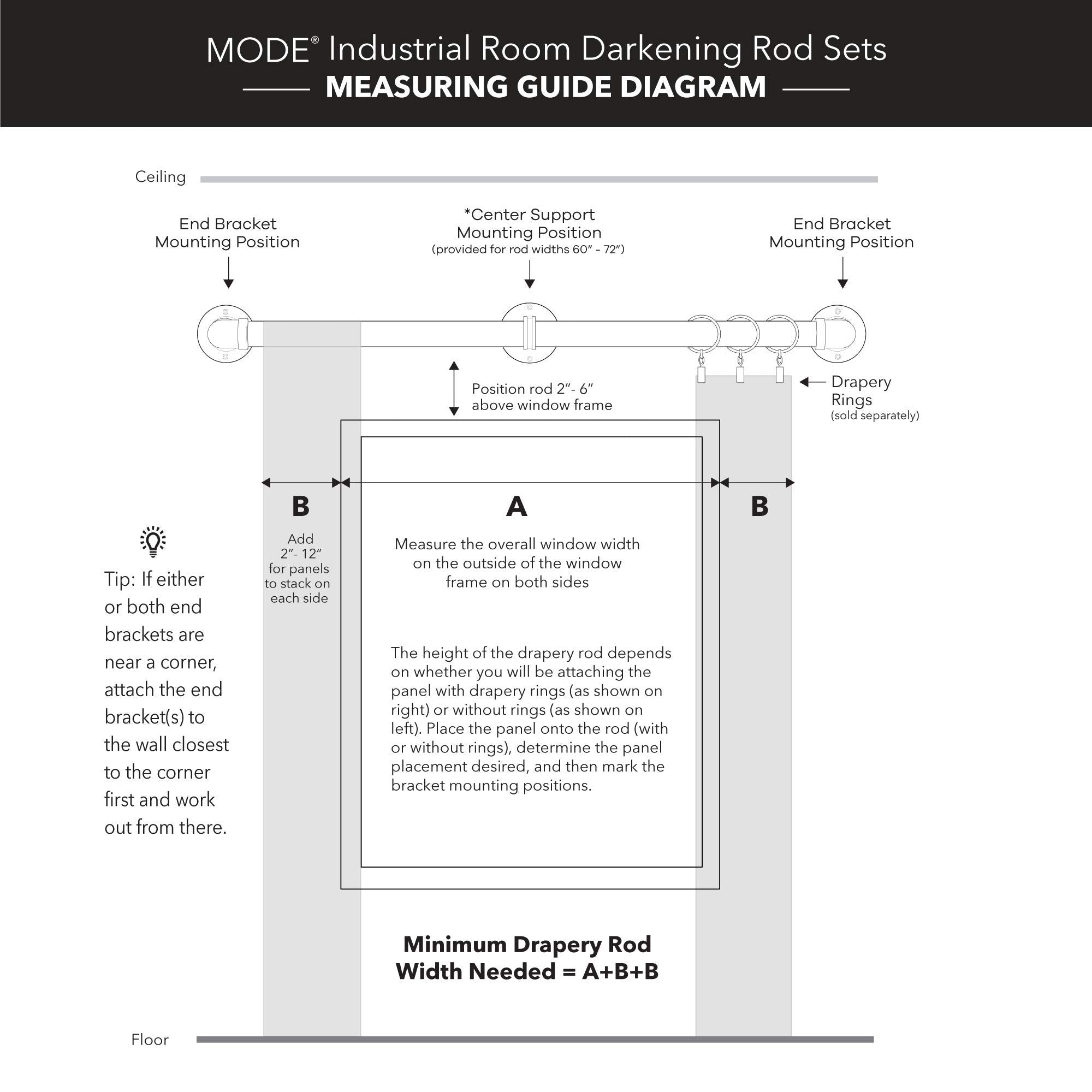 MODE warm gold finish adds modern elegance to any window