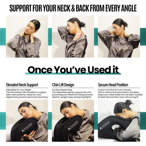 Modern Advantage pillow supports travel, commutes, and office naps for flexible rest