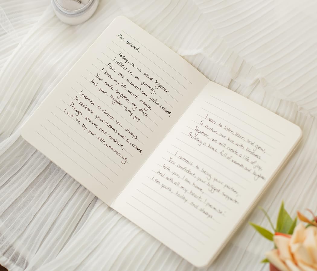 Designed in Sunnyvale for stylish wedding keepsakes and vows