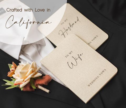 Gift-ready Slim Vow Books set from Modern Album Designs