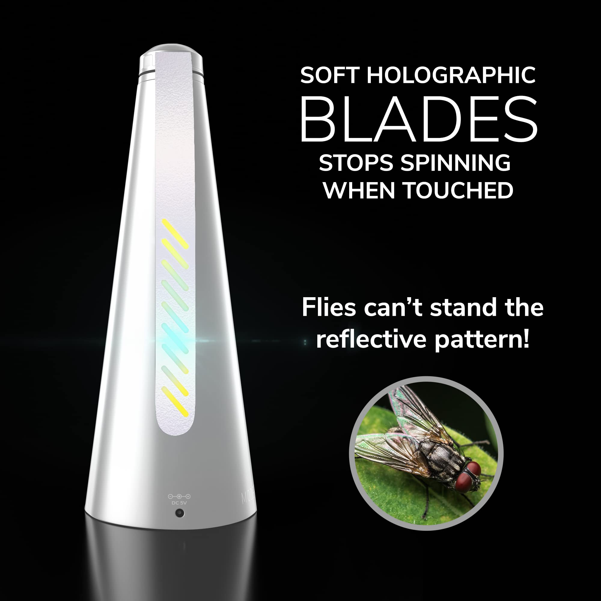 Modern Lyfe Fly Fan USB power option for flexible outdoor setups