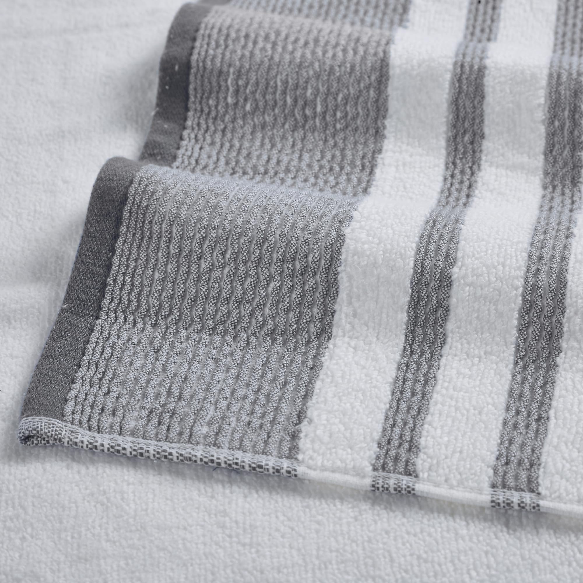 Modern Threads white washcloths highlight gentle softness and everyday use.