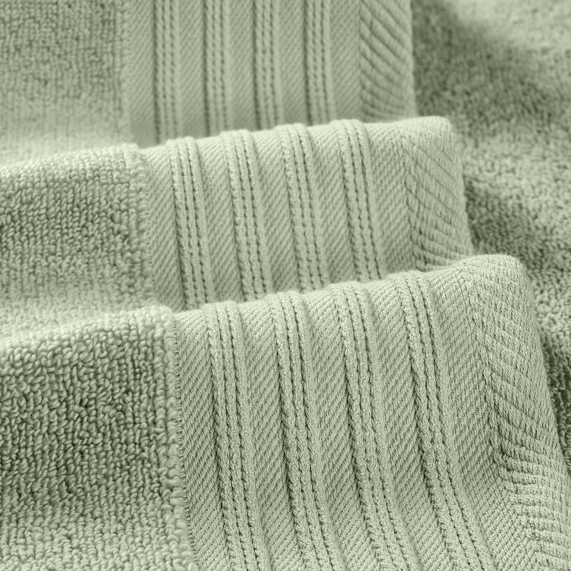Modern Threads bath towels 27x54 demonstrate generous coverage after a bath or shower.
