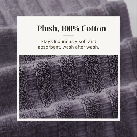 Modern Threads Classic Diamond towel set packaging image communicates a complete 6-piece kit.