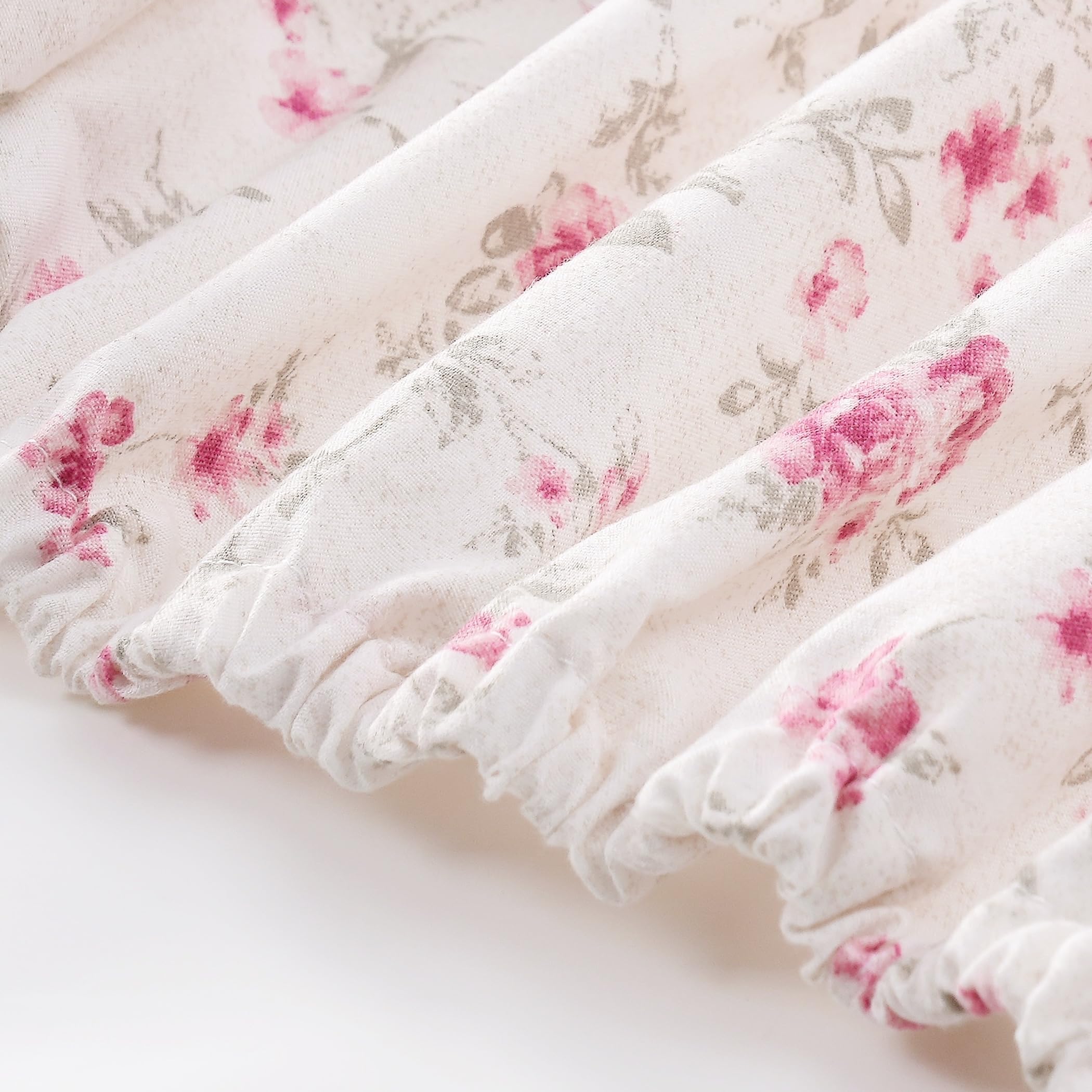 Close-up of Modern Threads Floral Rose microfiber fabric highlighting durability