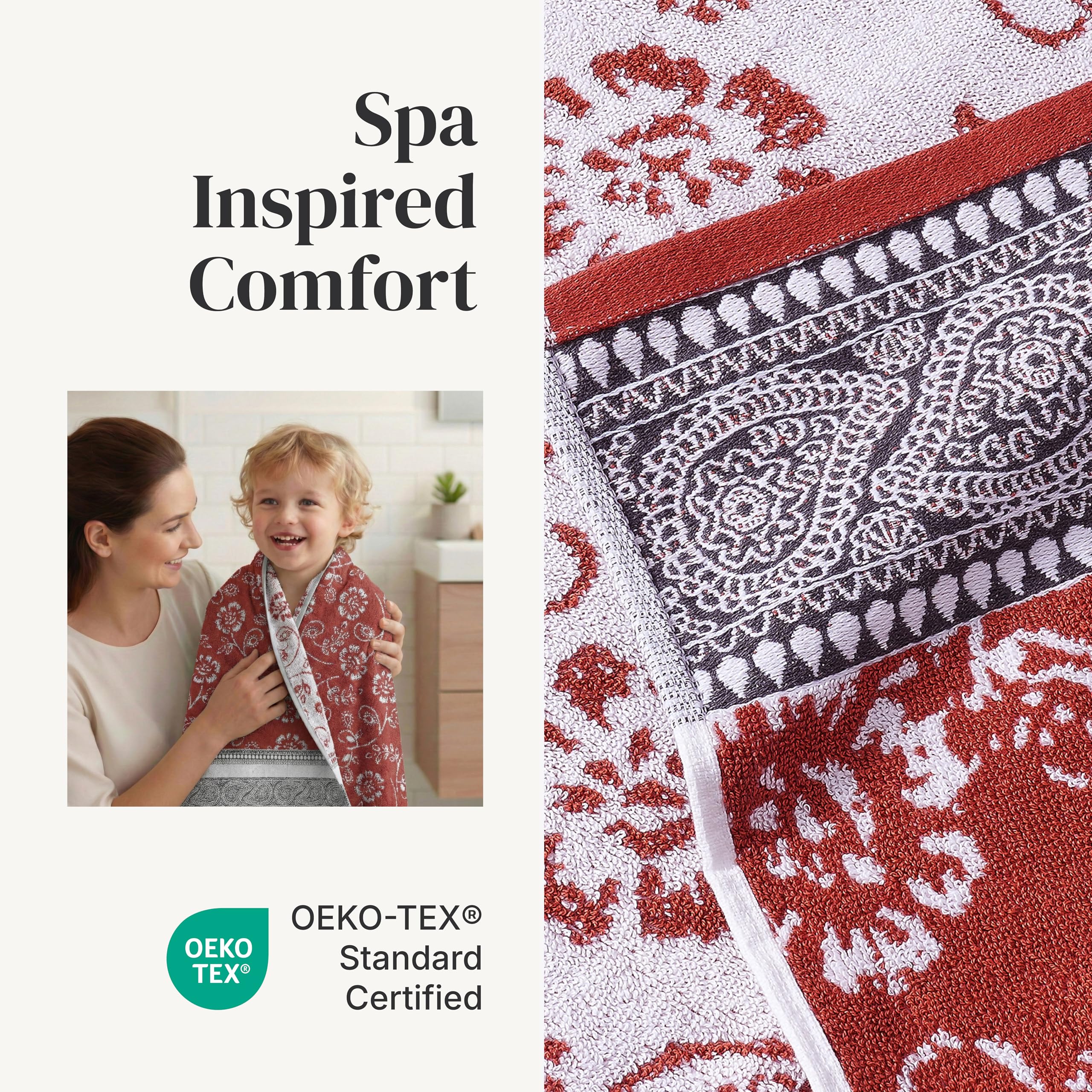 Modern Threads Floral Trail jacquard closeup reversible pattern