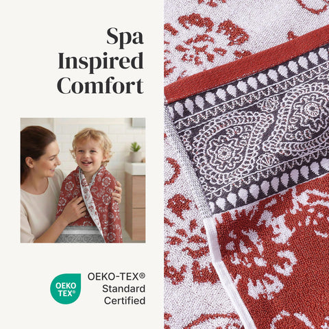 Modern Threads Floral Trail jacquard closeup reversible pattern