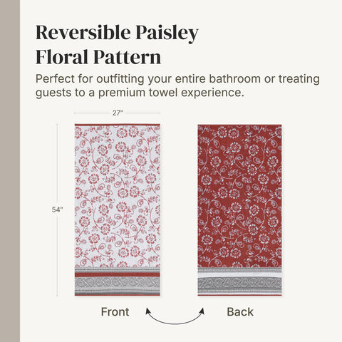Modern Threads Floral Trail quick dry fibers help towels air out
