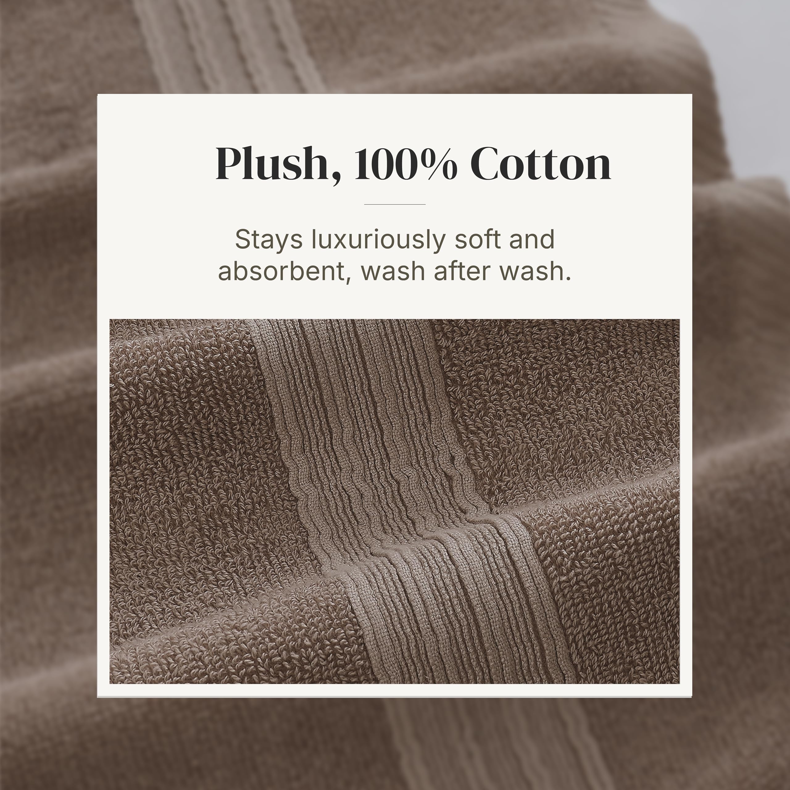 Modern Threads Floral Trail set in taupe brown tones enhances any décor.