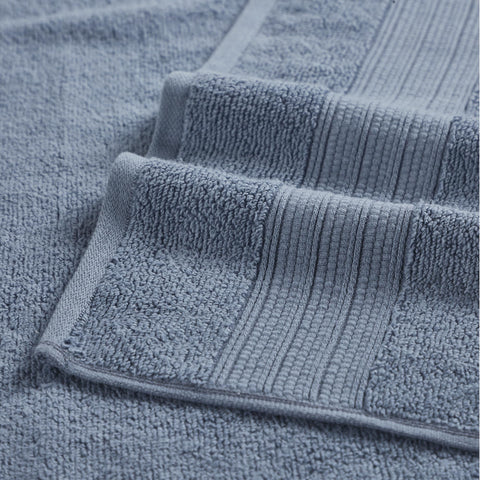 Modern Threads hand towel (16x28) complements any bathroom with plush softness.