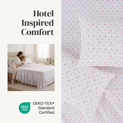 Modern Threads microfiber texture closeup highlights lightweight, breathable surface.